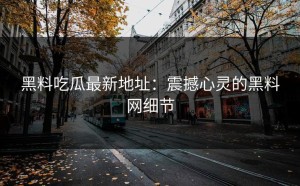 黑料吃瓜最新地址：震撼心灵的黑料网细节