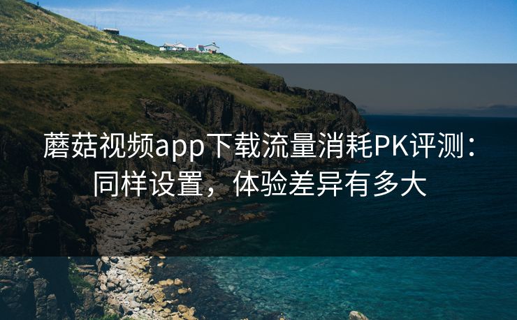 蘑菇视频app下载流量消耗PK评测：同样设置，体验差异有多大