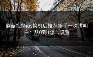蘑菇视频ios换机后推荐新手一次讲明白：从0到1怎么设置