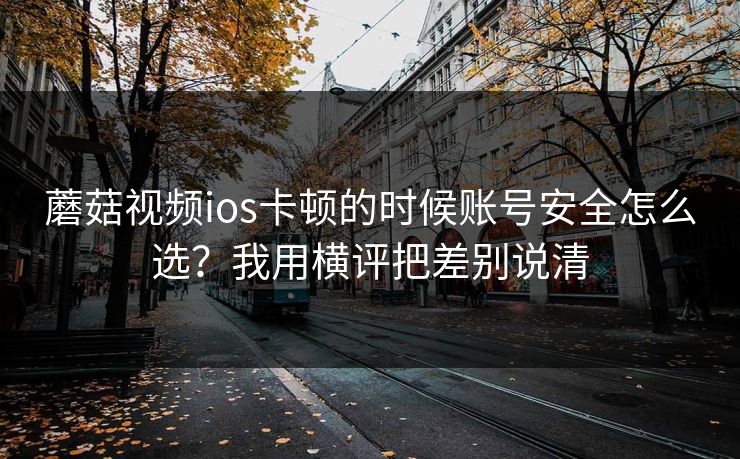 蘑菇视频ios卡顿的时候账号安全怎么选？我用横评把差别说清